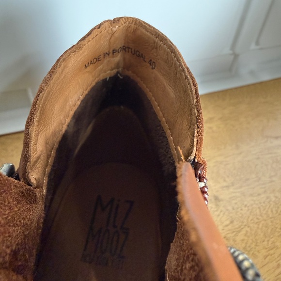 Miz Mooz Women’s Sz 40/9.5 Steampunk Dark Academia Vintage Look BNWT Ankle Boots - Picture 9 of 10